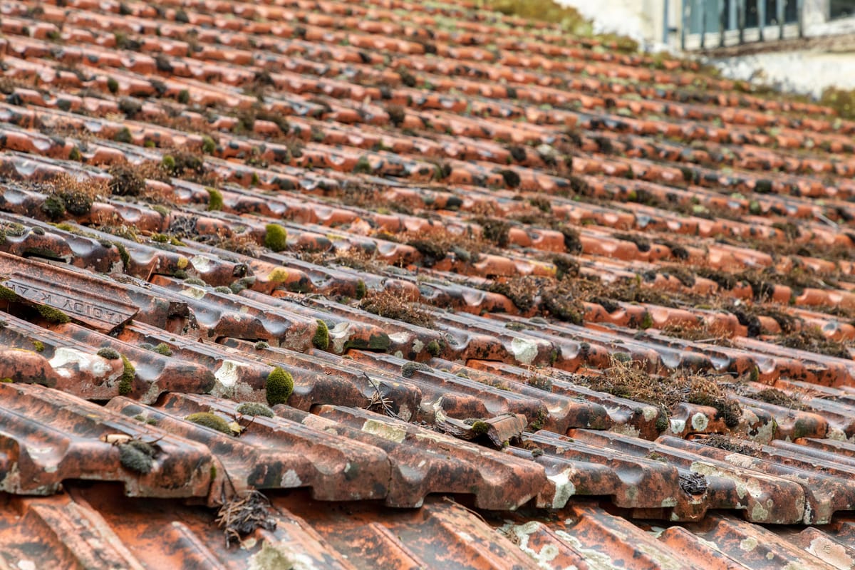 Roof, Achilleion, Gastouri, Corfu, Greece