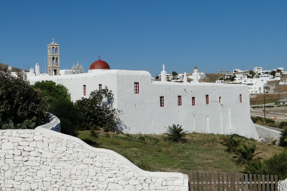 Monastery of Panagia Tourliani, Ano Mera, Mykonos, Greece