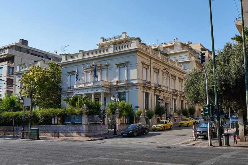 The Benaki Museum of Greek Culture on Vasilissis Sofias Avenue, Athens, where the Jewish Museum of Greece shows its collection while its own building is closed