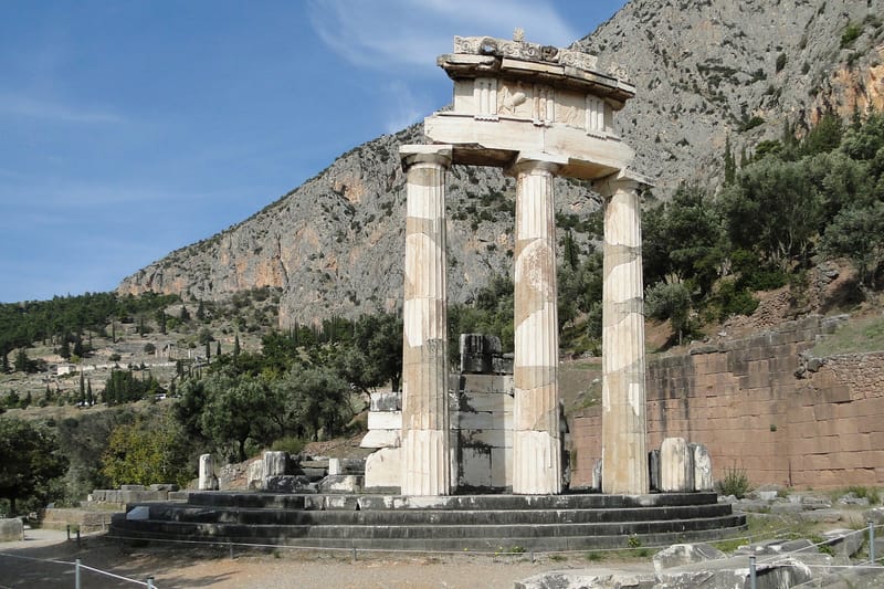 The Tholos of Delphi, Greece