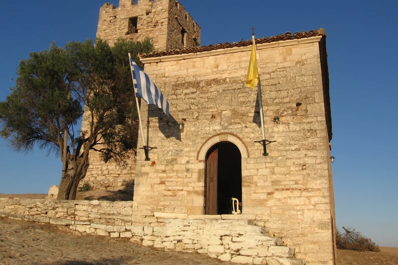 Byzantine tower at Nea Fokea