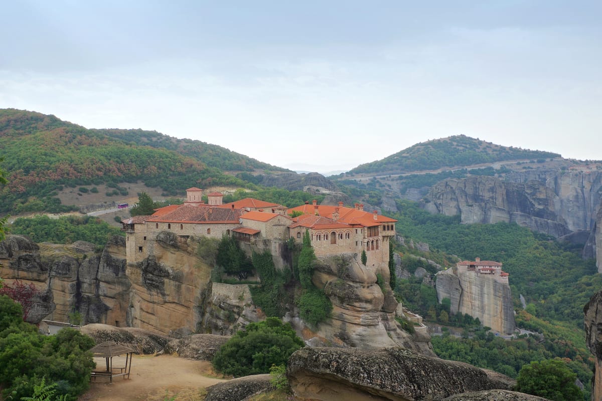 Greece, Meteora, Moni Varlaam