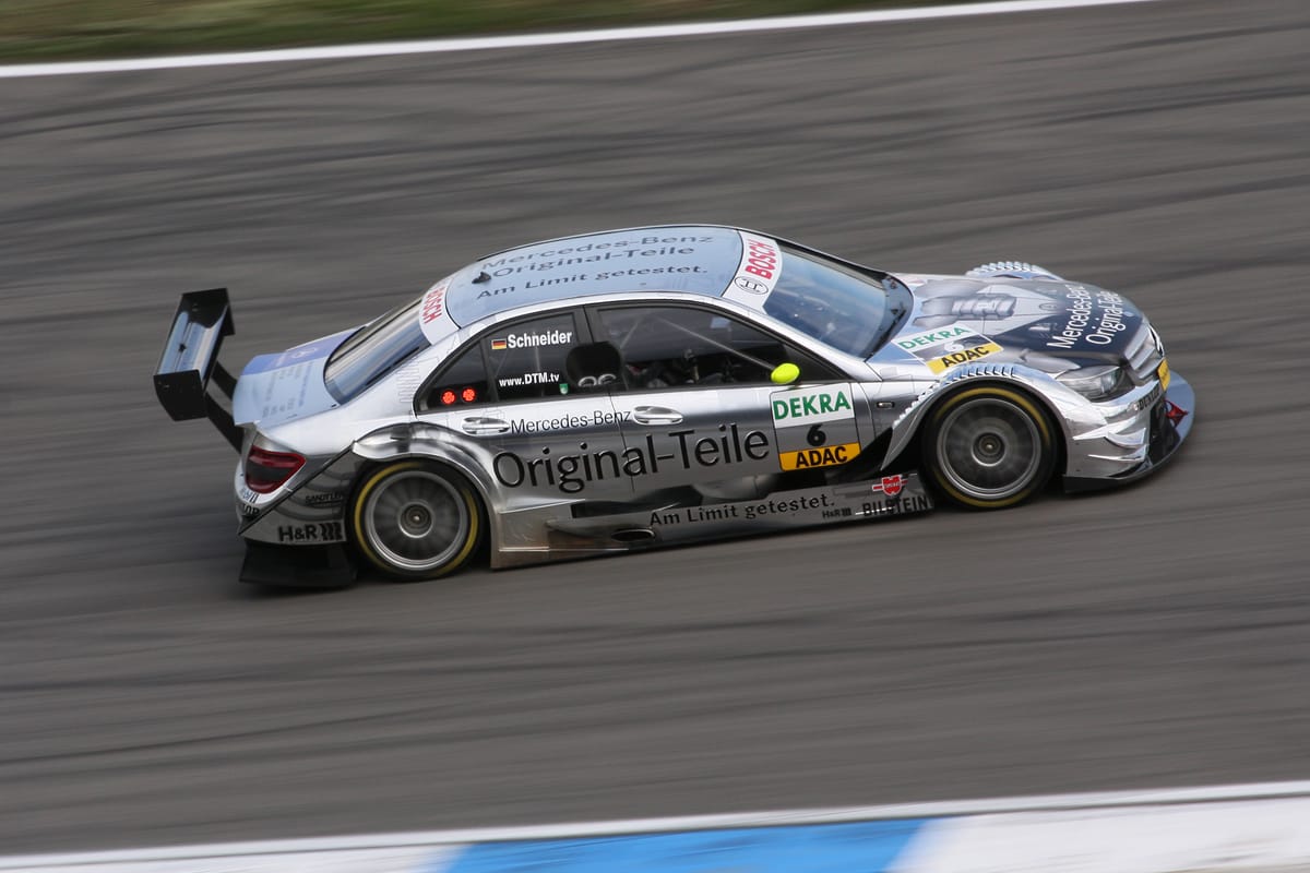 DTM car Mercedes-Benz Season 2008 (C-Class, W204), Bernd Schneider (driver)